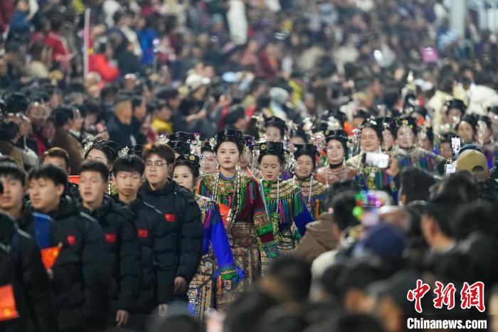 贵州黔东南榕江县村超第三届正式开幕：108支队